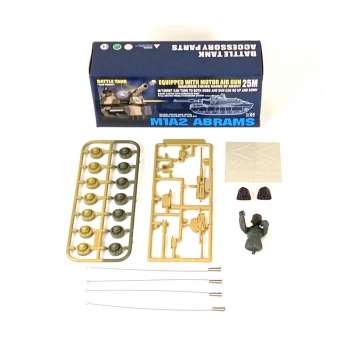 Ferngesteuerter Panzer ASG/IR/Sound 1:24 U.S. M1A2 Abrams RTR 2,4 GHz – Heng Long 3816